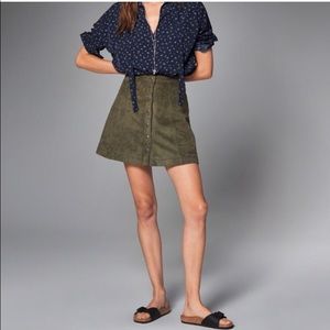 A&F NWT Button-up Skirt